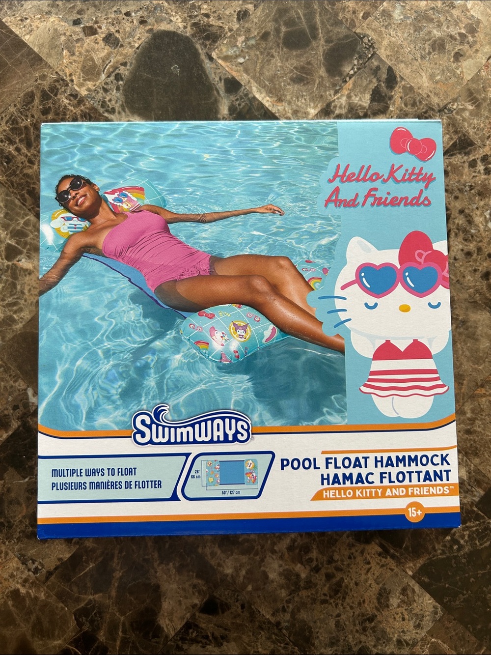 NEW 🆕 Hello Kitty and Friends Pool Float Hammock never opened